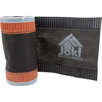 EKOROLL 31 - Větrací hřebenový a nárožní pás 310 mm (5m), samolepící, černá