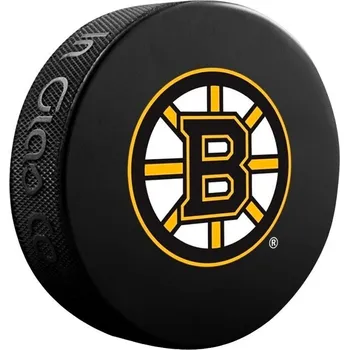 Puk Hokejový puk Inglasco Inc. Logo Blister Boston Bruins