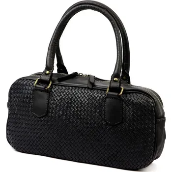 Kožená kabelka VS 042 - černá