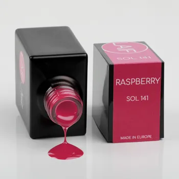 Umělé nehty Laif Gel lak červený SOL - 141 Raspberry 10 ml