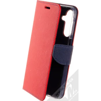 Pouzdro na mobilní telefon 1Mcz Fancy Book flipové pouzdro pro Samsung Galaxy A16 4G / Galaxy A16 5G, červená