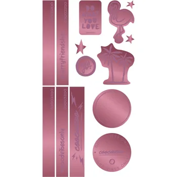 Školní batoh Coocazoo Reflexní samolepky StickyRicky coocazoo, Berry + Sleva 5% s kódem AKCE5