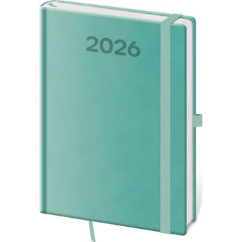 Diář Denní diář 2026 Helma A5 - Print Pop světle zelený
