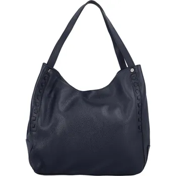 Trendy kožená dámská kabelka Bianca, tmavě modrá
