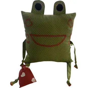 Dekorativní polštářek RV studio Louny s.r.o. Bylinný polštářek pro děti - žába