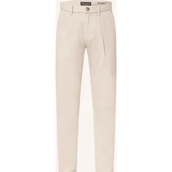 Pánské kalhoty Marc O'polo Pánské Chino Kalhoty Tapered Fit, béžová, 33