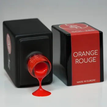 Umělé nehty Laif Gel lak červený SOL - 285 Orange Rouge 10ml