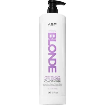 ASP System Blonde Anti-Yellow kondicionér pro blond a šedivé vlasy 1000 ml