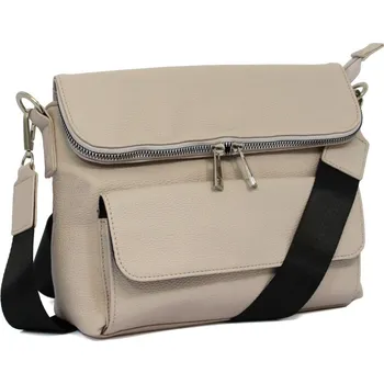 Kabelka Nicole Brown Elegantní kabelka JBFB 426 Barva: Béžová