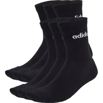 Pánské ponožky Ponožky ADIDAS C LIN CREW 6P JL6094 – Černá 40-42