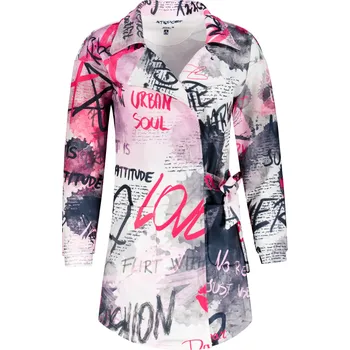 Dámská mikina Dámské mikinové sáčko premium ALTISPORT VOJ/ALW105MI05 BÍLORŮŽOVÁ S