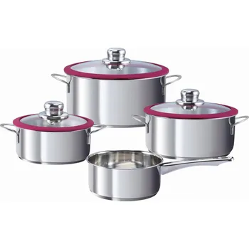 Sada nádobí Sada hrnců (7 dílů) Berry, vínová