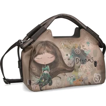 Anekke větší kabelka do ruky s popruhem Real