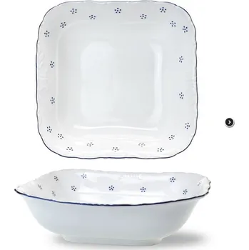 G.Benedikt 1882, Karlovy Vary Mísa 4-hranná 24 cm Verona Valbella modrá