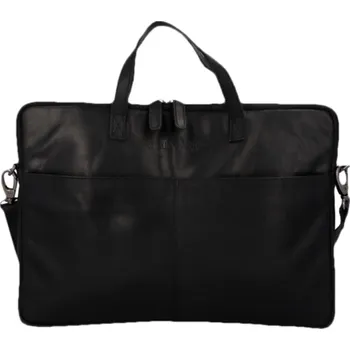 Pánská aktovka Green Wood Luxusní kožená business taška Teodoe černá + Sleva 5% s kódem AKCE5