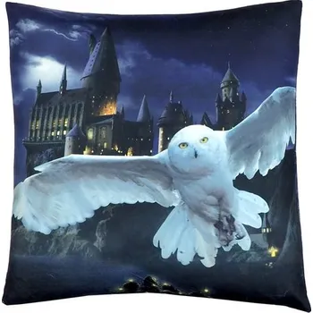 Polštář Jerry Fabrics Dětský polštářek s potiskem - Harry Potter - Bradavice | 40 x 40 cm