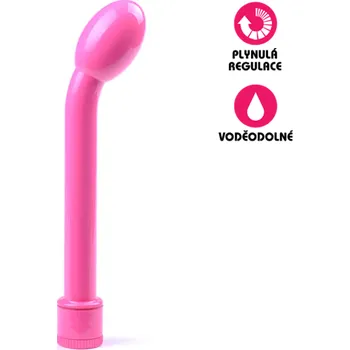 Vibrátor VšeNaSex.cz Vibrátor na bod G nebo prostatu růžový