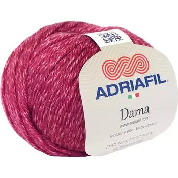 Příze Adriafil Dama 58 Vínová (Přírodní příze Dama Burgundy)