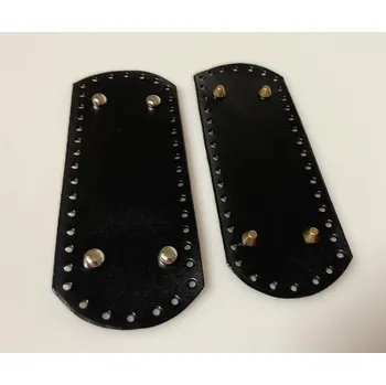 Kabelka Kožené dno obdélník&nbsp;- černá (Kožené dno obdélník&nbsp;- černá )