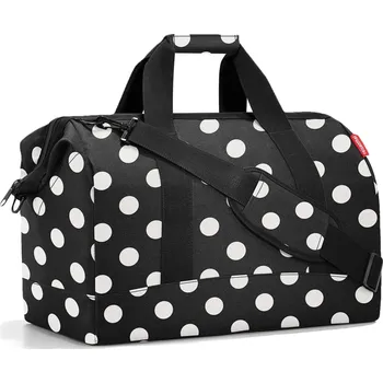 Cestovní taška Reisenthel Allrounder L Dots White + Sleva 5% s kódem AKCE5