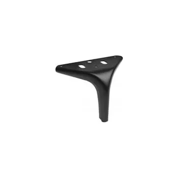 Nábytkové kování GTV STABILIS nábytková noha, H=120 mm, ocel, černá matná