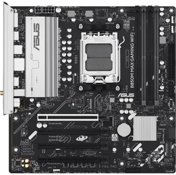 Základní deska ASUS MB Sc AM5 B850M MAX GAMING WIFI, AMD B850, 4xDDR5, 1xDP, 1xHDMI, WiFi, mATX