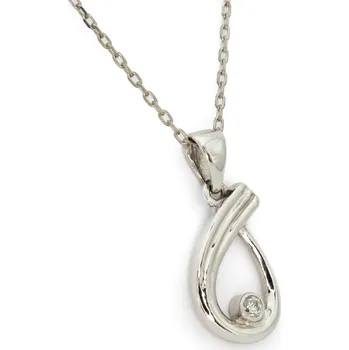 Náhrdelník AUREE | Fine Jewelry Zlatý náhrdelník s diamantem ve smyčce materiál: růžové zlato 585/1000