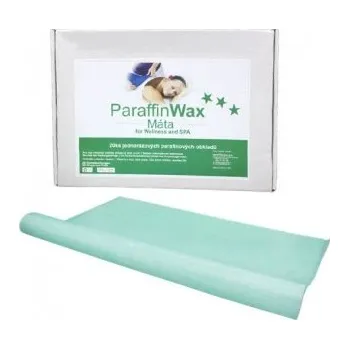 Masážní příslušenství ParaffinWax Jednorázový parafínový zábal - máta - 20 ks