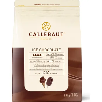 Čokoláda CALLEBAUT ICE CHOC MILK mléčná čokoláda na polévání 2,5kg