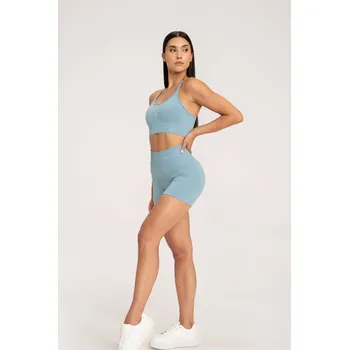 Dámské kraťasy Gym Glamour Šortky push up 2.0 Blue Lagoon M