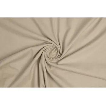 Viskózová tkanina s příměsí lnu písková