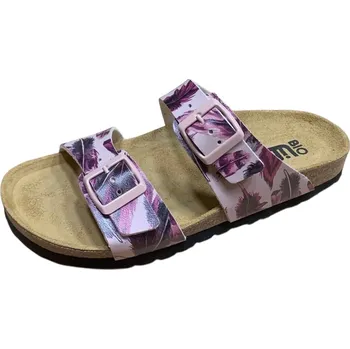 Dámské pantofle Bio Life Pisa dámské zdravotní pantofle růžová pírka Barva: Růžová, Velikost: 41