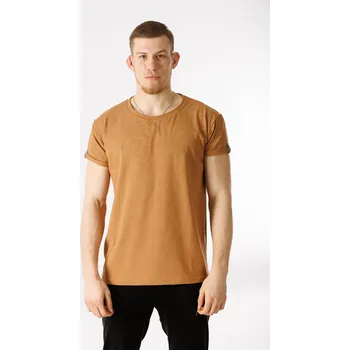 Pánské tričko GoldBee Pánské Tričko Organic Brown Barva: Brown, Velikost: L