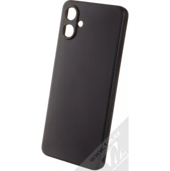 Pouzdro na mobilní telefon 1Mcz Matt TPU ochranný silikonový kryt pro Samsung Galaxy A06, černá