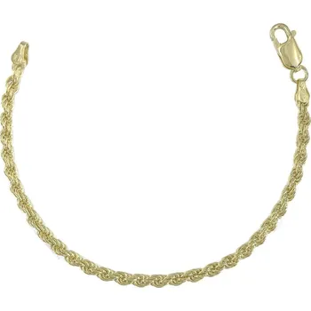 Náramek Stříbrný náramek valis pozlacený délka náramku 18cm