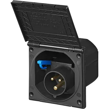 Příslušenství ke karavanu Vnější zásuvka CEE 230V, černá
