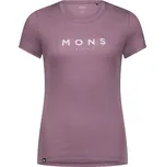 Mons Royale Icon Merino Classic tričko - 0 - fialová - M