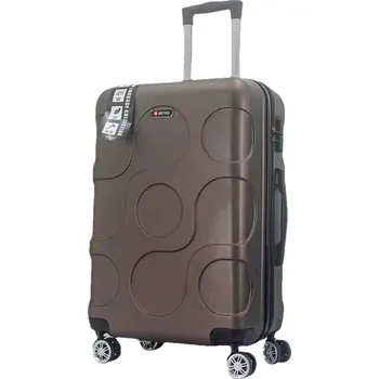 Cestovní kufr METRO LLTC4/3-L ABS - hnědá 84 l + Sleva 5% s kódem AKCE5