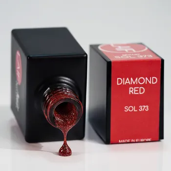 Umělé nehty Laif Gel lak červený SOL - 373 Diamond Red 10ml