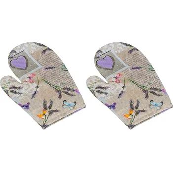 Chňapka Bellatex Kuchyňská chňapka - 2ks Fialová,Šedá