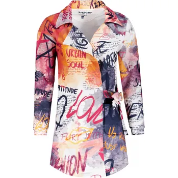 Dámská mikina Dámské mikinové sáčko premium ALTISPORT VOJ/ALW105MI05 BÍLOORANŽOVÁ XXXL