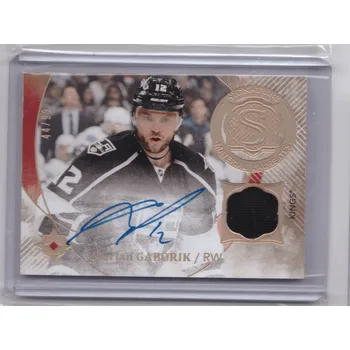 Sběratelská karetní hra 2016-17 Upper Deck Ultimate Collection MARIÁN GABORÍK Signature Material Laureates Auto Podpis Limit 99