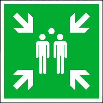 Shromaždiště - hliník Materiál: Hliník, Rozměry značení: 50 x 50 cm