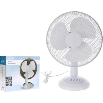 Vzduchotechnika Stolní ventilátor 34 cm, bílý