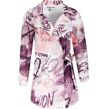 Dámská mikina Dámské mikinové sáčko premium ALTISPORT VOJ/ALW105MI05 BÍLOVÍNOVÁ M