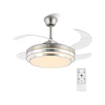 Stropní ventilátor Mpayel, stříbrný