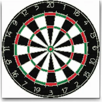 Diamantové malování Diamantové malování - Šipky Velikost: 50x50cm, Rámování: Pouze srolované plátno, Diamanty: Kulaté