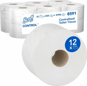 Toaletní papíry Toal. papír Scott® Control™ - role se středovým odvinem / 204 m
