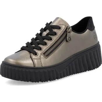 Dámská obuv Dámské tenisky RIEKER N2501-90 zlatá W5 39