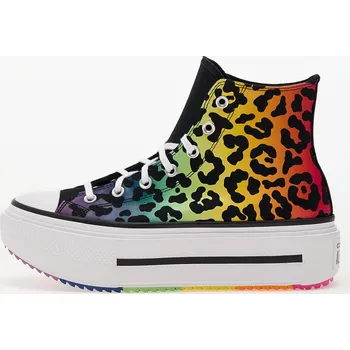 Dámská móda Tenisky Converse Chuck Taylor All Star Lift Double Stack Chaos Fuchsia/ Orange Rind EUR 40